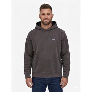 Patagonia Sweatshirt Men Gray Size L DAILY HOODY 22770 INBK Comfy Organic Cotton